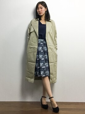 矢野結衣さん（レディース・166cm）の冬コーディネート