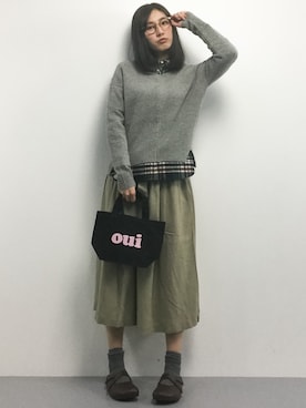 矢野結衣さん（レディース・166cm）の冬コーディネート