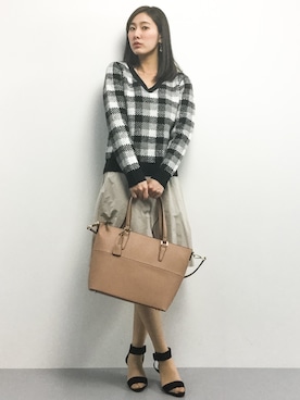 矢野結衣さん（レディース・166cm）の冬コーディネート