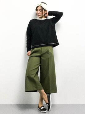 矢野結衣さん（レディース・166cm）の冬コーディネート