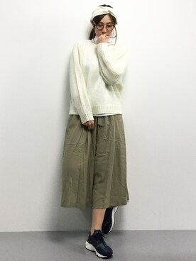 矢野結衣さん（レディース・166cm）の冬コーディネート