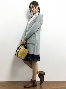 矢野結衣さん(レディース・166cm)の冬コーディネート