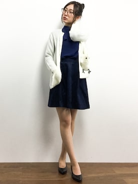 矢野結衣さん（レディース・166cm）の冬コーディネート