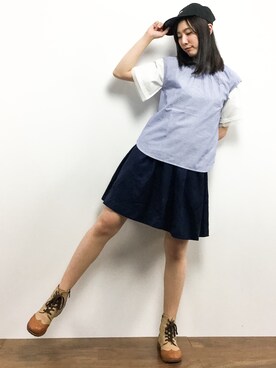 矢野結衣さん（レディース・166cm）の冬コーディネート