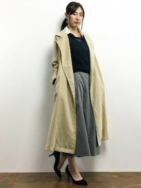 矢野結衣さん（レディース・166cm）の冬コーディネート