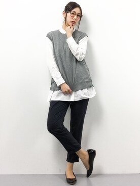 矢野結衣さん（レディース・166cm）の春コーディネート