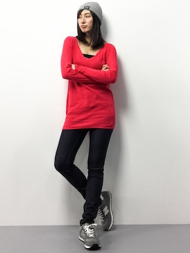 矢野結衣さん（レディース・166cm）の春コーディネート