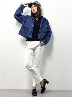 矢野結衣さん（レディース・166cm）の春コーディネート