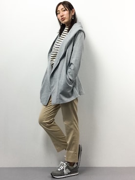 矢野結衣さん（レディース・166cm）の春コーディネート