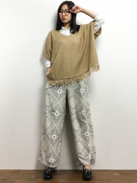 矢野結衣さん(レディース・166cm)の春コーディネート