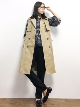 矢野結衣さん（レディース・166cm）の春コーディネート