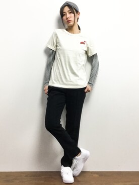 矢野結衣さん(レディース・166cm)の春コーディネート