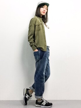 矢野結衣さん（レディース・166cm）の春コーディネート