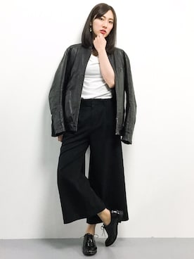 矢野結衣さん（レディース・166cm）の春コーディネート