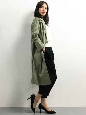 矢野結衣さん(レディース・166cm)の春コーディネート