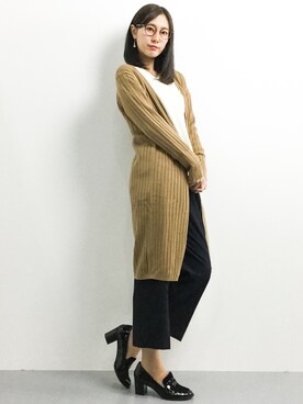 矢野結衣さん（レディース・166cm）の春コーディネート