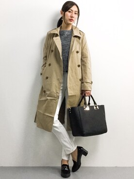 矢野結衣さん（レディース・166cm）の春コーディネート