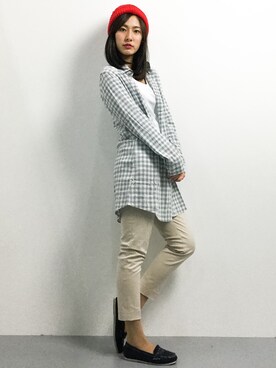 矢野結衣さん（レディース・166cm）の春コーディネート