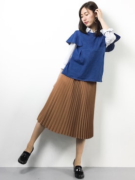 矢野結衣さん（レディース・166cm）の春コーディネート