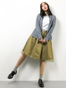 矢野結衣さん（レディース・166cm）の春コーディネート