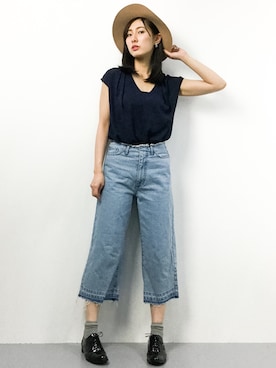 矢野結衣さん（レディース・166cm）の春コーディネート