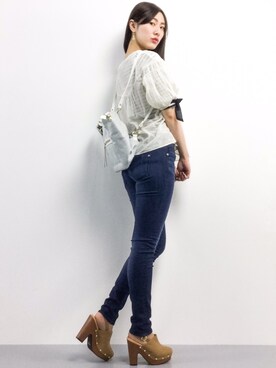 矢野結衣さん（レディース・166cm）の春コーディネート