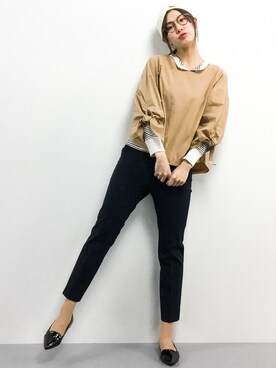 矢野結衣さん（レディース・166cm）の春コーディネート