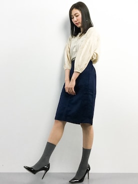 矢野結衣さん（レディース・166cm）の春コーディネート