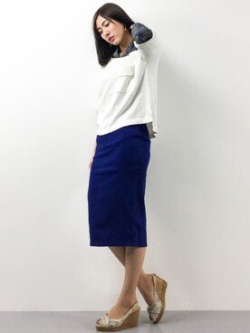 矢野結衣さん(レディース・166cm)の春コーディネート