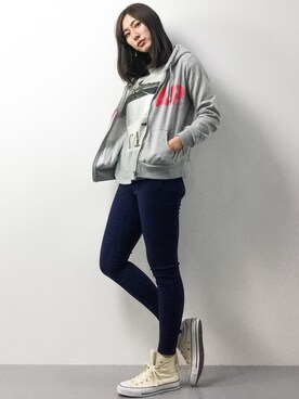 矢野結衣さん(レディース・166cm)の春コーディネート