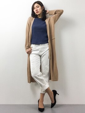 矢野結衣さん（レディース・166cm）の春コーディネート