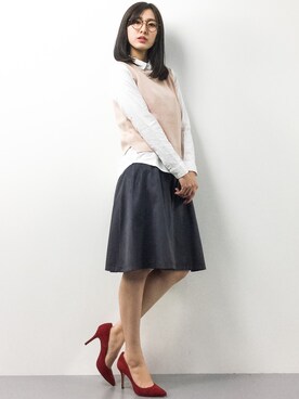 矢野結衣さん（レディース・166cm）の春コーディネート