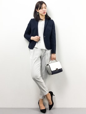 矢野結衣さん（レディース・166cm）の春コーディネート