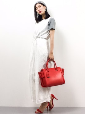 矢野結衣さん（レディース・166cm）の春コーディネート