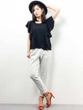 矢野結衣さん（レディース・166cm）の春コーディネート