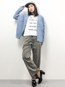 矢野結衣さん（レディース・166cm）の春コーディネート