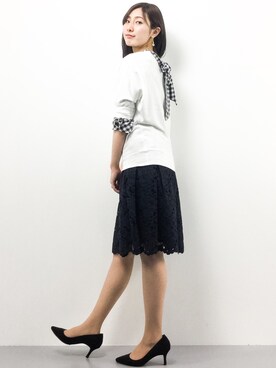 矢野結衣さん（レディース・166cm）の春コーディネート