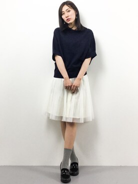 矢野結衣さん（レディース・166cm）の春コーディネート