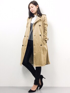 矢野結衣さん(レディース・166cm)の春コーディネート