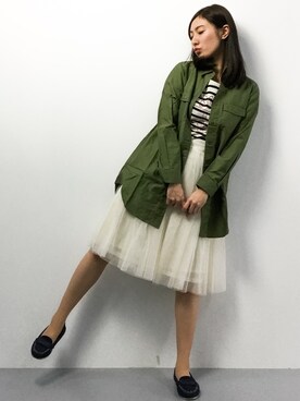 矢野結衣さん(レディース・166cm)の春コーディネート