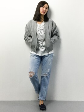 矢野結衣さん(レディース・166cm)の春コーディネート