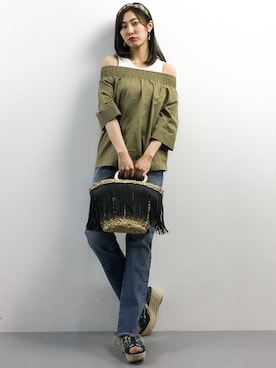 矢野結衣さん（レディース・166cm）の春コーディネート