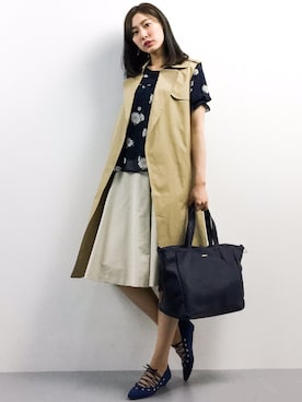 矢野結衣さん（レディース・166cm）の春コーディネート