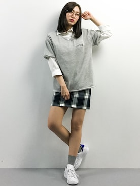 「MULLER（ミューラー）のアイテム」を使った、矢野結衣さん（レディース・166cm）の春コーディネート