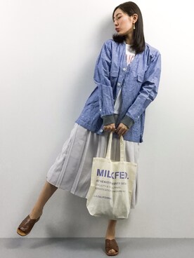 矢野結衣さん(レディース・166cm)の春コーディネート