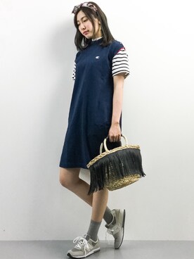 矢野結衣さん（レディース・166cm）の春コーディネート