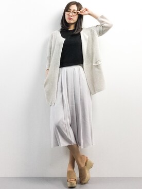 矢野結衣さん（レディース・166cm）の春コーディネート