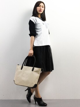 矢野結衣さん（レディース・166cm）の春コーディネート