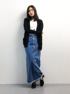 矢野結衣さん（レディース・166cm）の春コーディネート