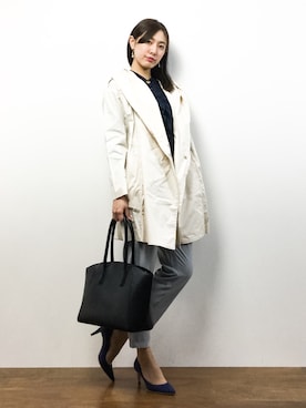 矢野結衣さん（レディース・166cm）の春コーディネート